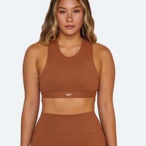 SET Active Sports Bra Top Small